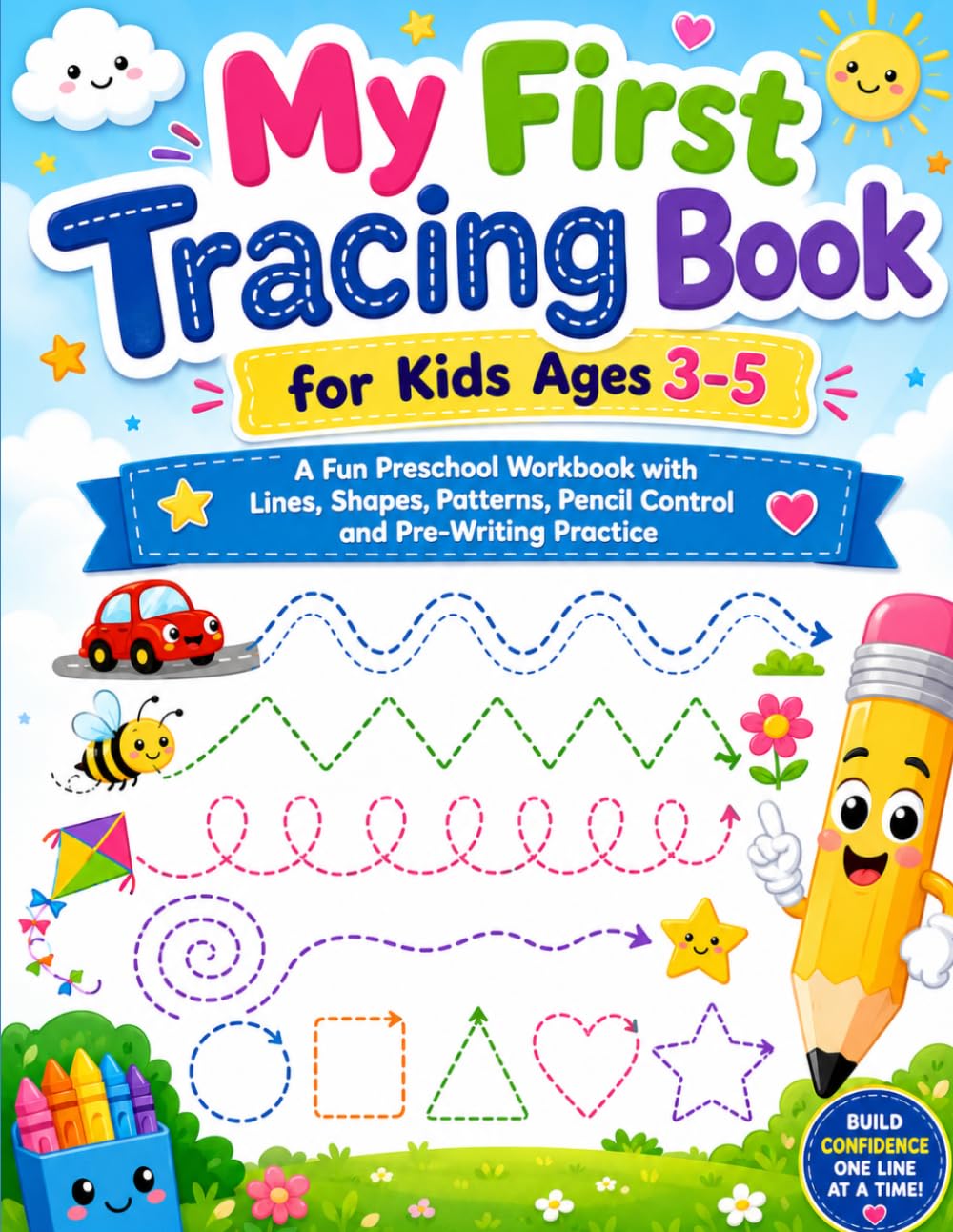My frst tracking book: A Fun Preschool Workbook with Letter Tracing (My First Preschool Learning Workbooks)