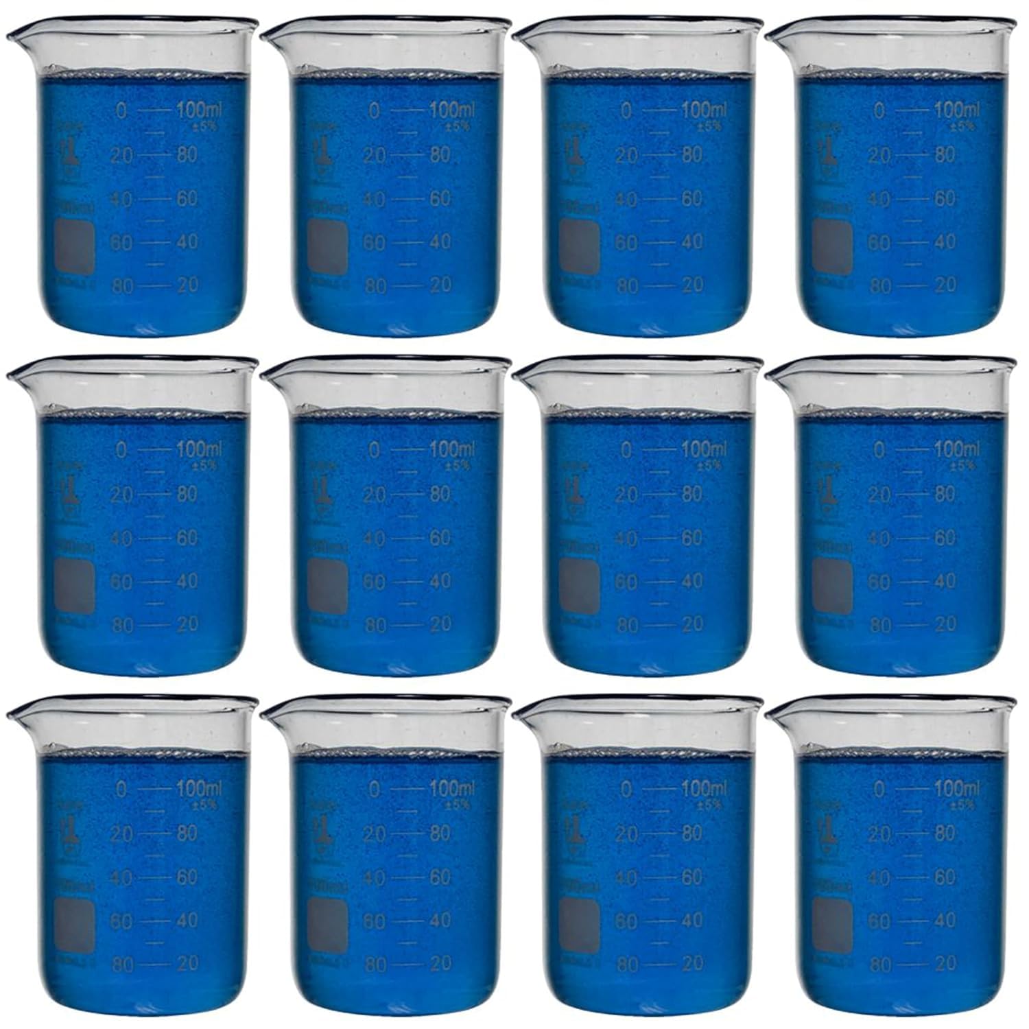 800ml Beaker, Low Form Griffin, Borosilicate 3.3 Glass, with Spout & Printed Graduations, Karter Scientific 232U2, (Pack of 6) — Amazon image 21