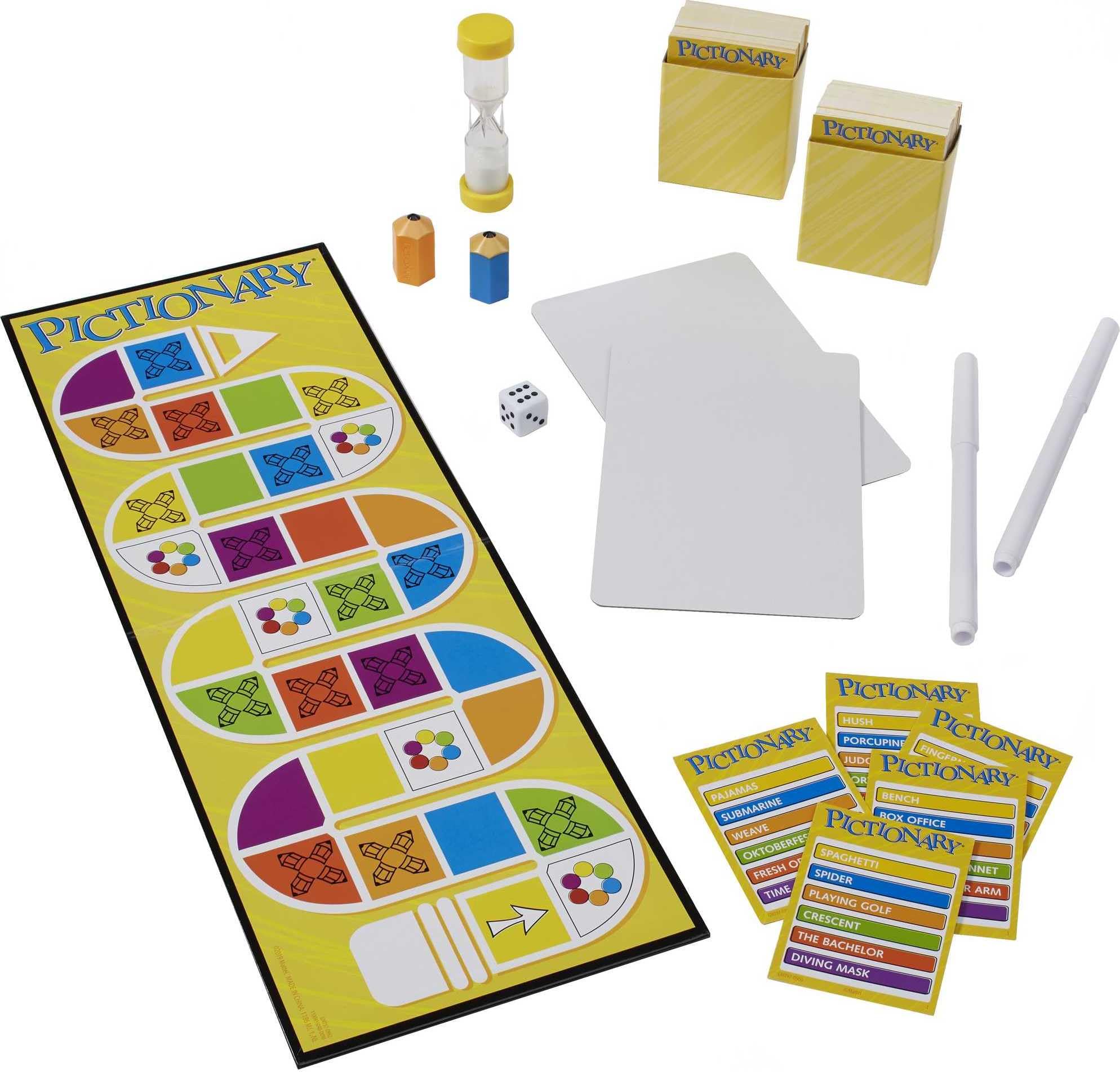 Mattel Games Juego de mesa pictionary para mayores de 8 años, 2 equipos