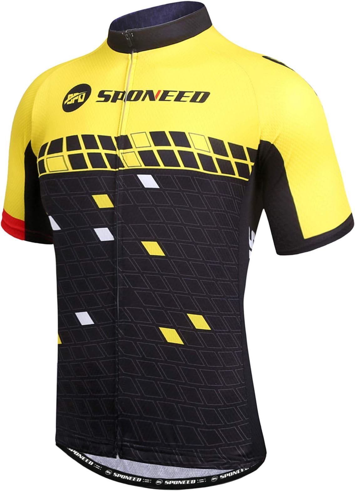 Men Bike Jersey Short Sleeve Road Cycling Shirts Biking Tops Moisture Wicking