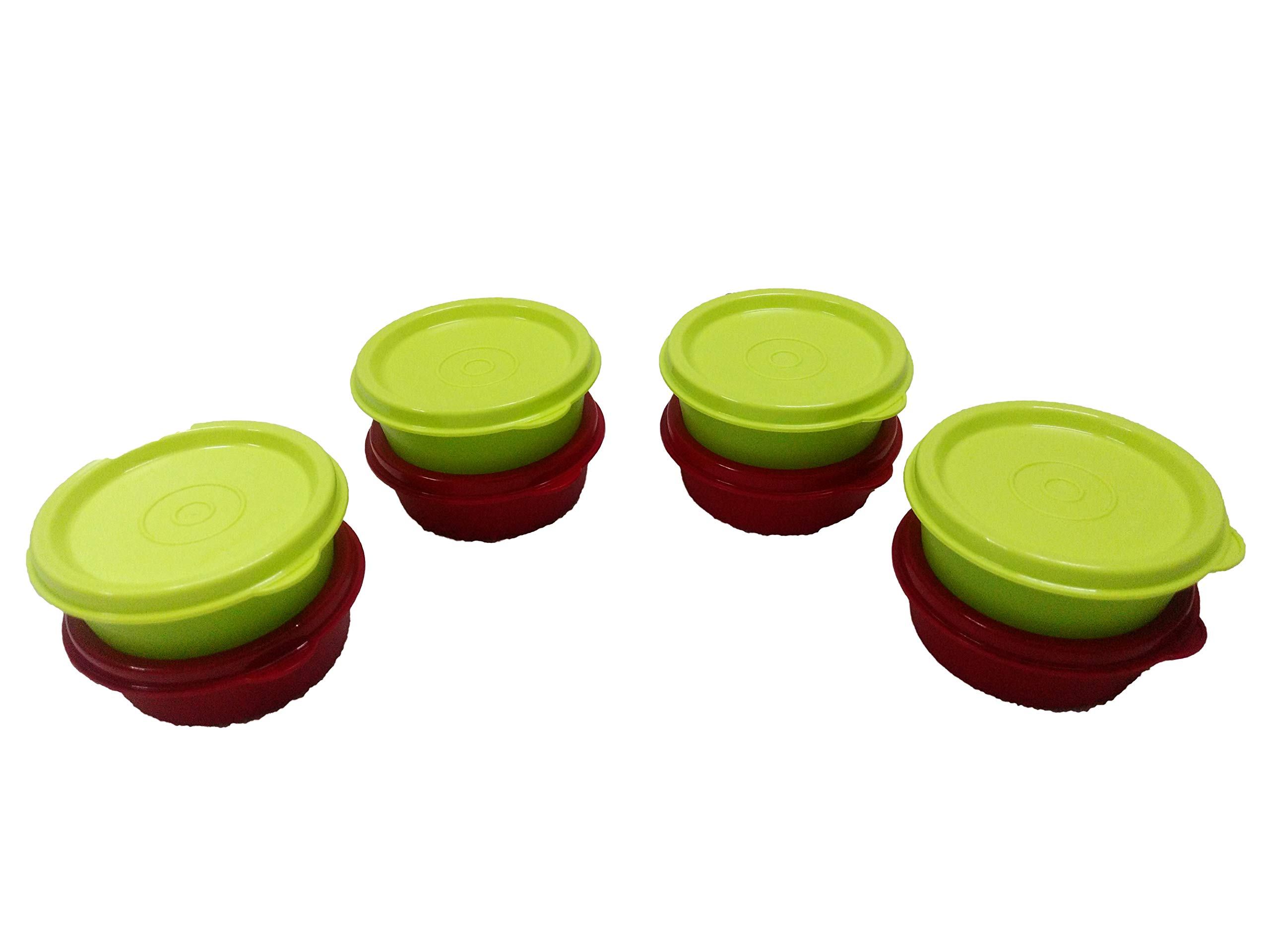 Tupperware Aspiration's Small Wonder Round Container with Soft Cotton Handkerchief (Any Color, 70 ml) Set of 8-image-49