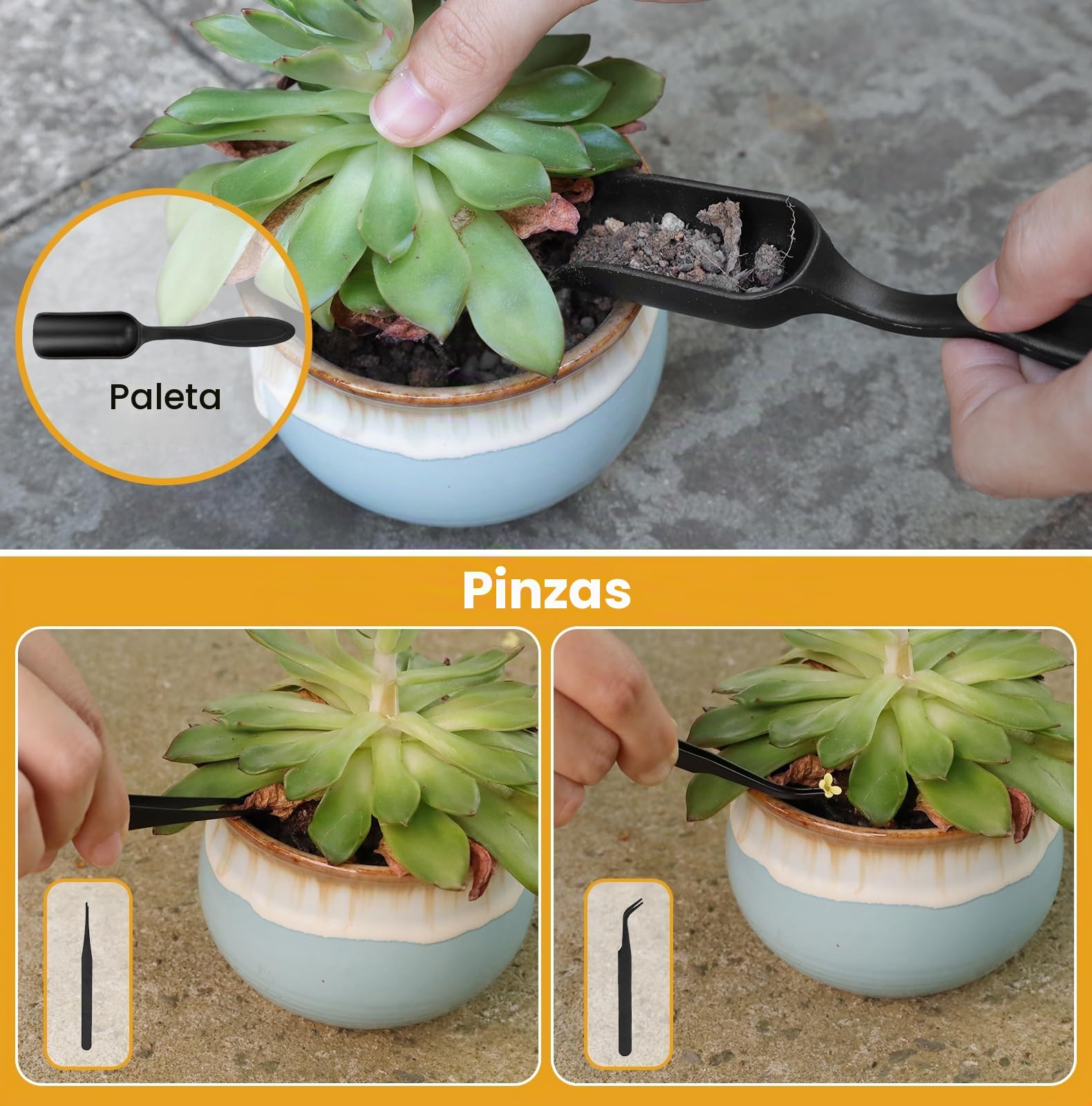 Bonsai Set, 25 Piezas Herramientas De Bonsái, Garden Tool Kit, Herramientas De Jardinería, Incluyen Tijeras De Bonsái, Pinzas, Hilo De Bonsái,Guantes De Jardinería, Mini Rastrillos Y Palas