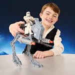 Star Wars ActionVerse AT-RT & Résistant impérial AT-RT Conducteur, figure d'action & Véhicule, Star Wars: Les Mandaloriens & Jouets Grogu pour les garçons & Filles Âge 4+