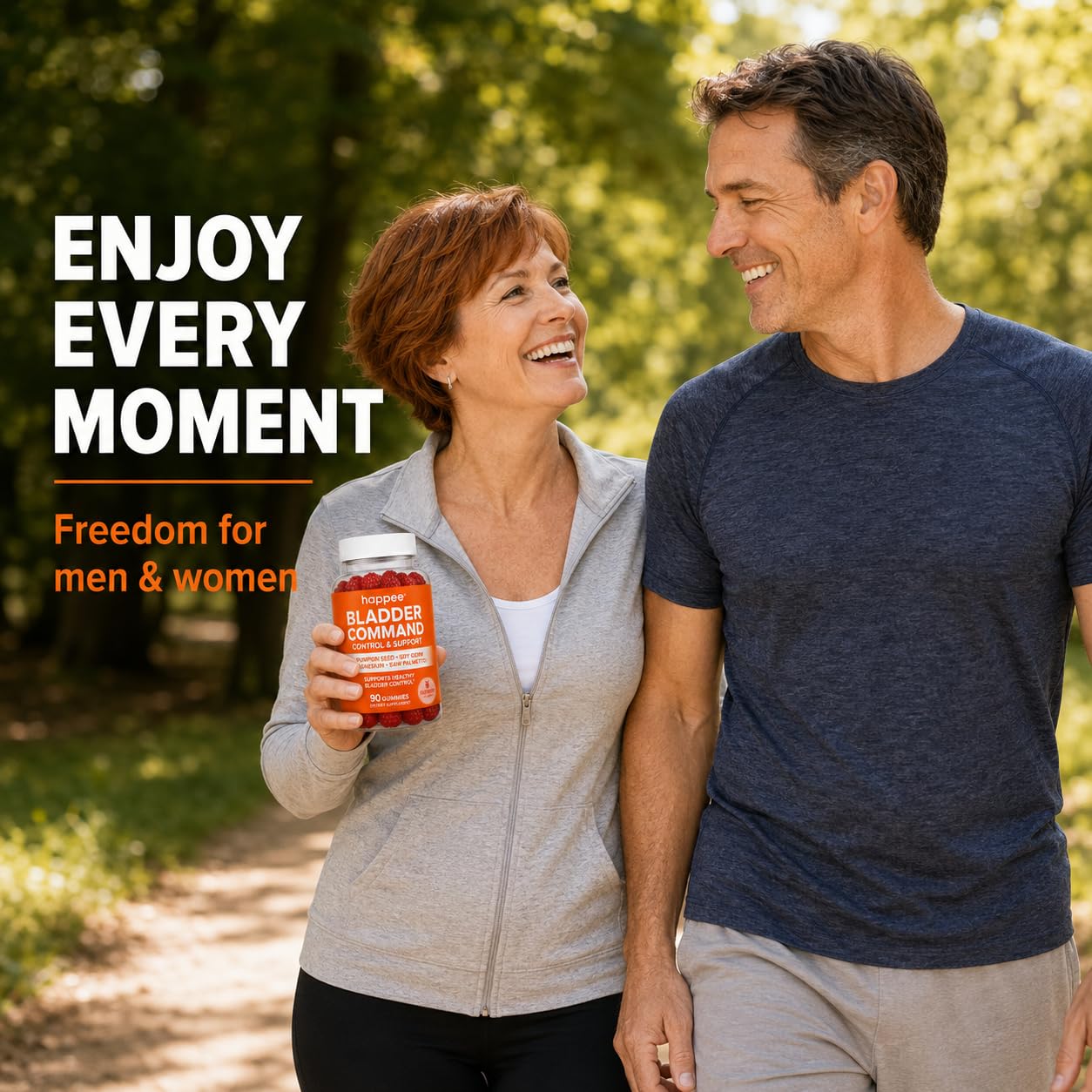 Happee Bladder Control Gummies Supplement Women & Men, Daily Support 90 ct — Amazon image 6