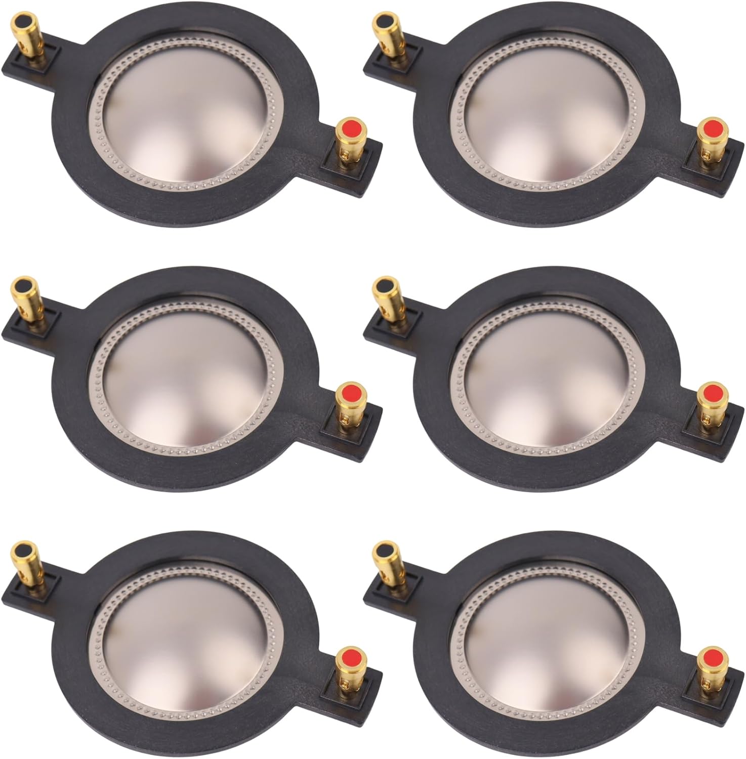 6Pcs Diaphragm Replace for TPT-DH2000 TPT-RPDH2000, Compatible with Timpano Tempesta Horn Driver, Voice Coil Tweeter Diaphragm