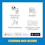 WiZ RGBIC Smart LED Fairy Light - Lichterkette mit 160 LEDs, 16 Mio. Farben + Weißschattierungen, 8 Lichtzonen, verbindet sich mit WLAN, Sprach- / App-Steuerung, funktioniert mit Google Home, Alexa - 10