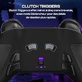 Turtle Beach Victrix Pro BFG Reloaded Noir PlayStation Manette de gaming modulaire sans fil w/Bluetooth, module Fightpad et effet Hall pour PlayStation 5, PlayStation 4 et PC - 5