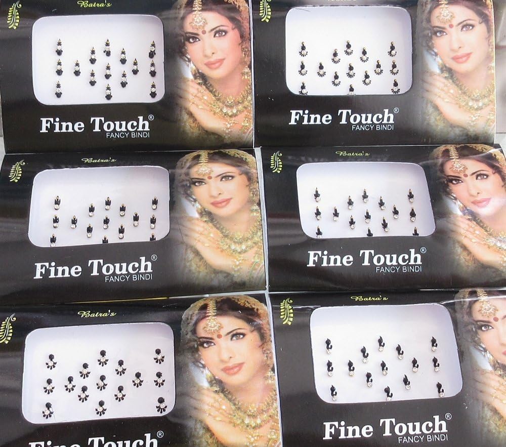 Black Bindis Set of 30 Small Size Bindi Packs for Kuwait Ubuy