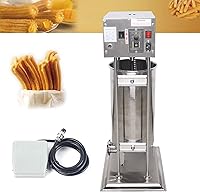 Vista 1 de Máquina de frutas latinas de 15 L Máquina comercial automática eléctrica vertical para hacer donas españolas Churro con relleno, máquina de palitos