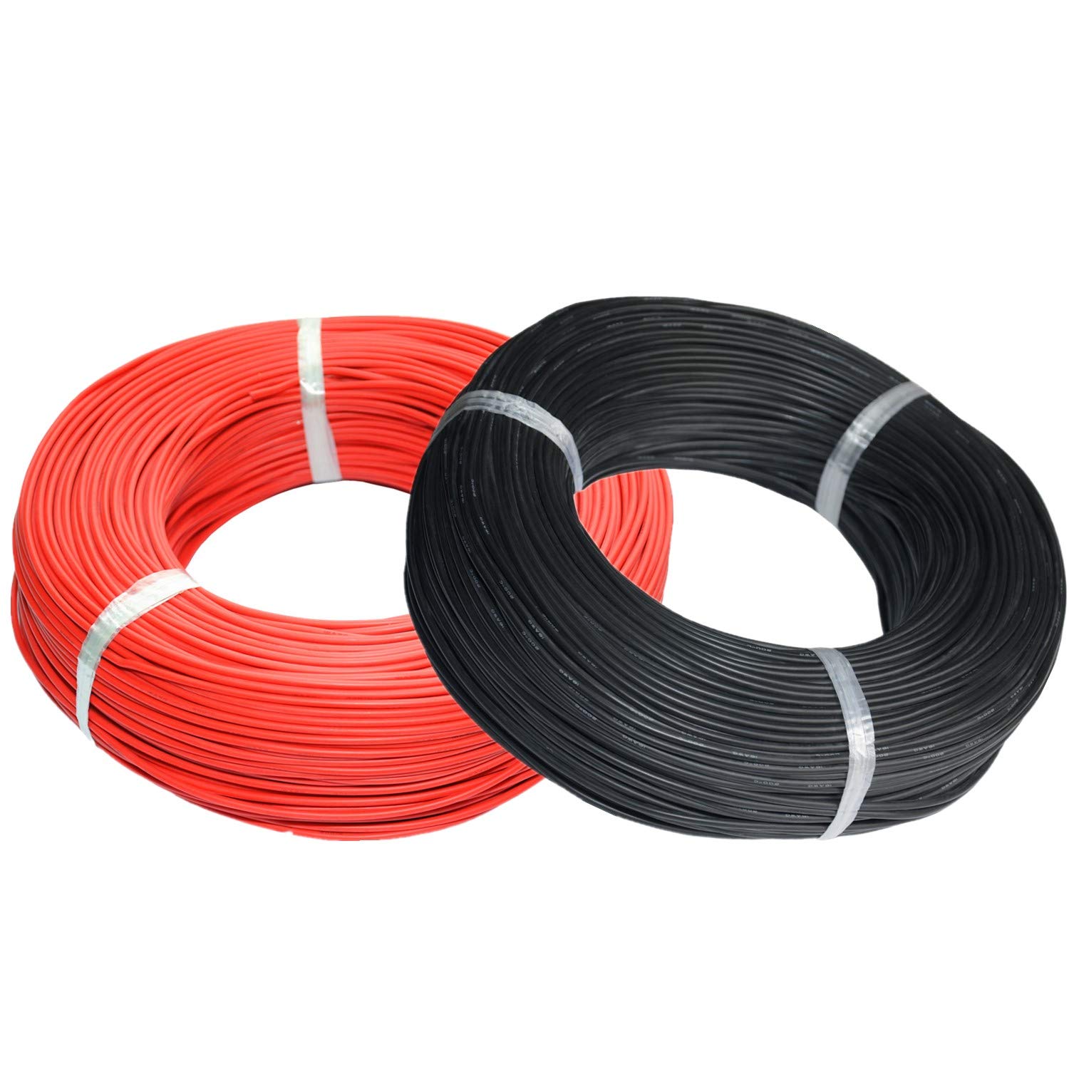 TUOFENG 16 AWG Wire Flexible Silicone Wire 60 Meter [30 m Black and 30 m Red] Tinned Copper Wire 1.3mm² Stranded Wire for DIY RC Toys Models Auto Electronic Equip — image 1