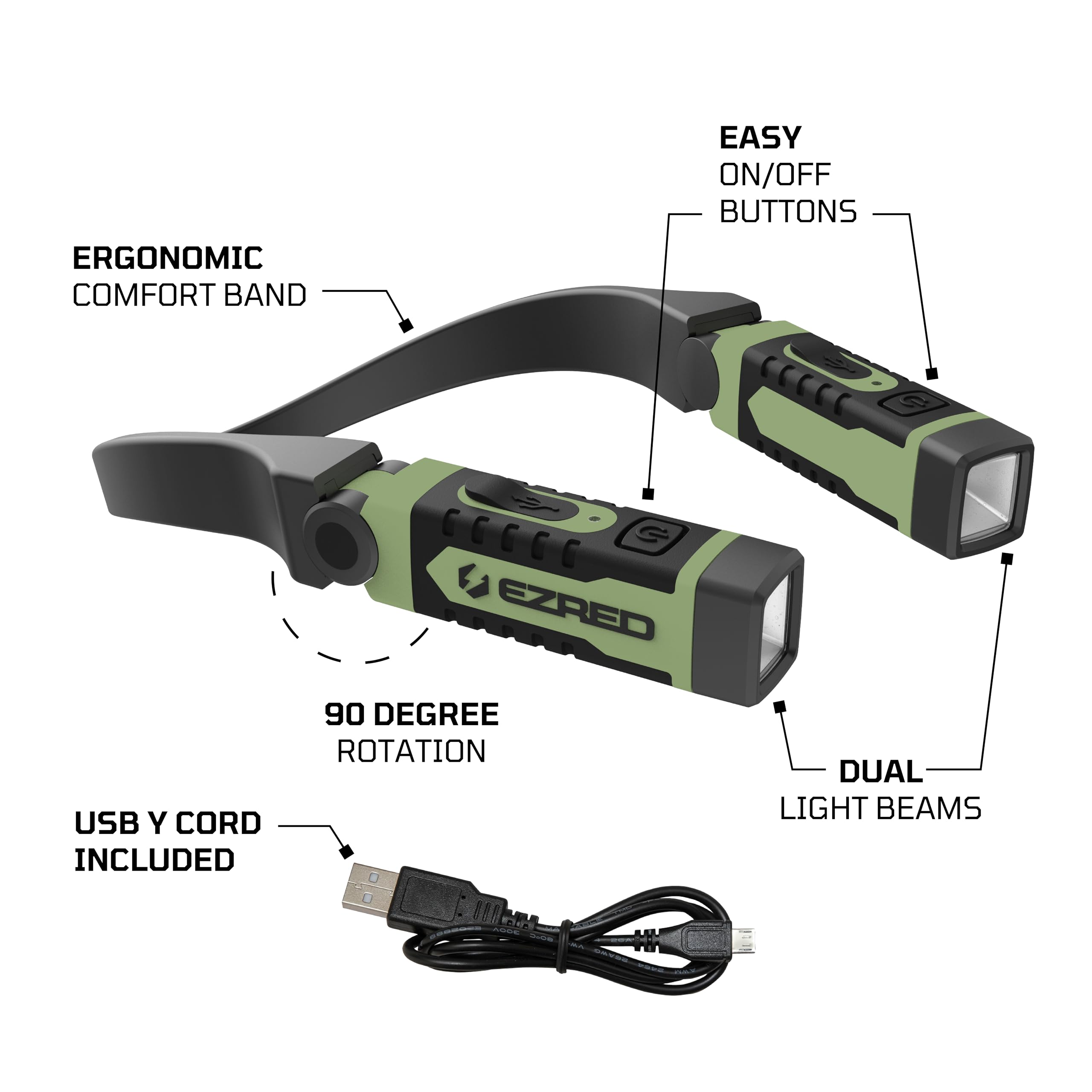 Amazon.co.jp: EZRED Anywear 充電式ネックライト ハンズフリー照明用