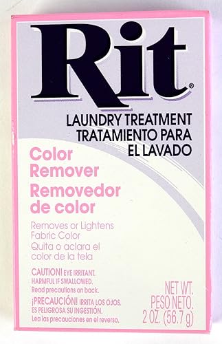 Rit Dye Polvo removedor de color para tratamiento de lavandería, 2 onzas, paquete de 72