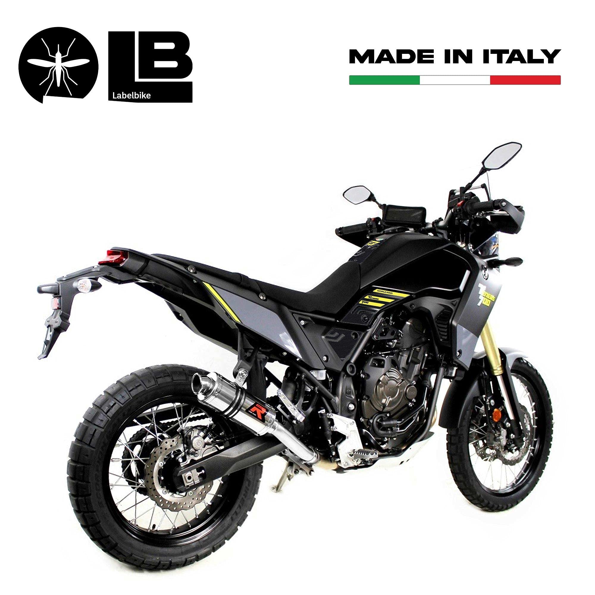 Stickers 3D protège-mains moto compatible Yamaha tenere 700 rally edition