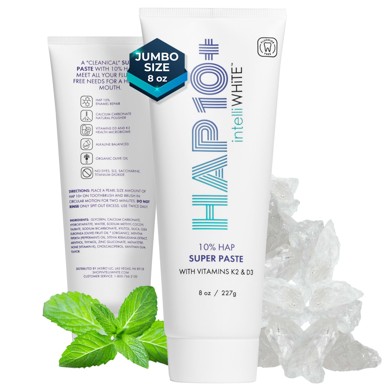 Photo 1 of intelliWHITE HAP10+ Hydroxyapatite Toothpaste