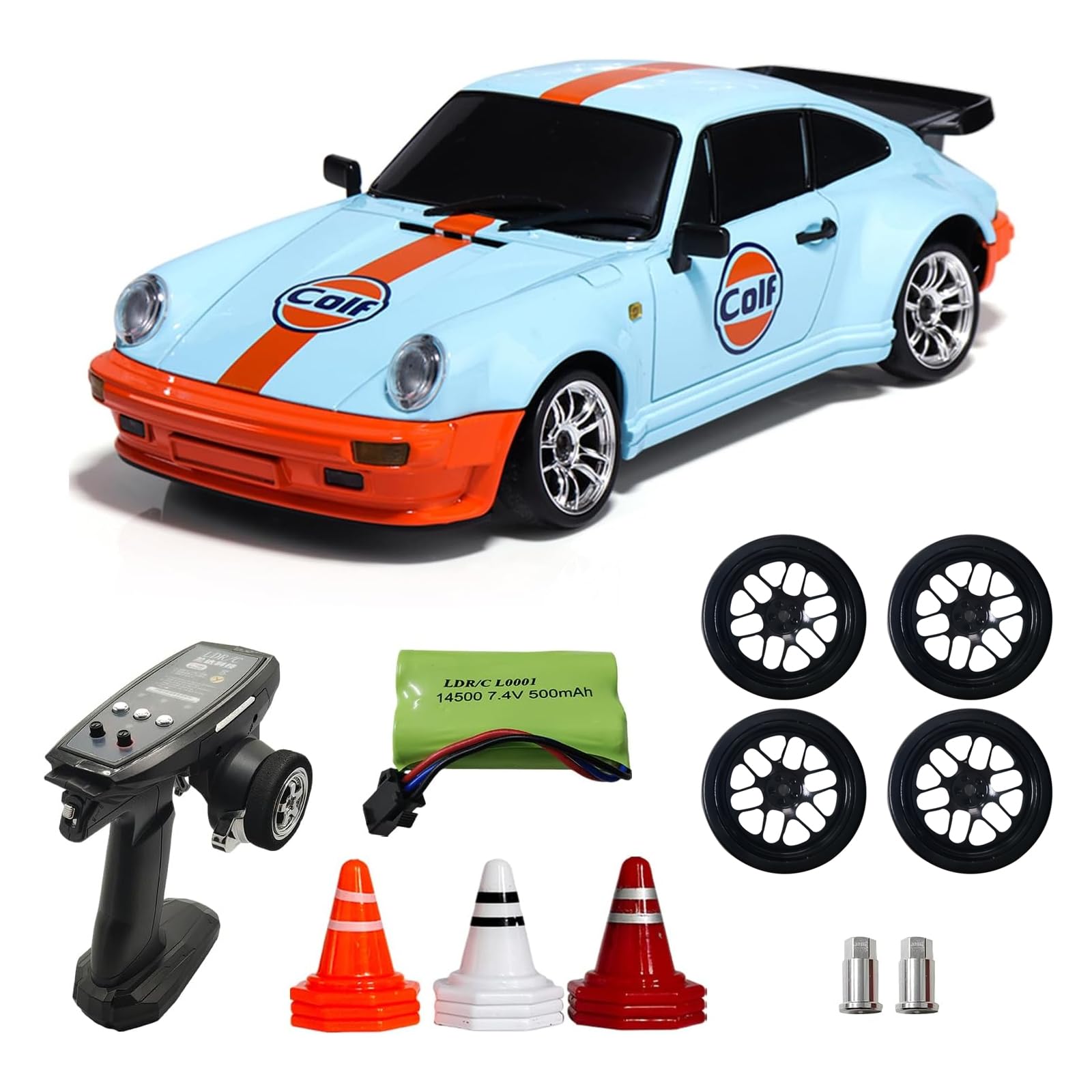 Amazon.com: Skymaker Porsche 911 RC Drift Car 1/18 RWD (Blue