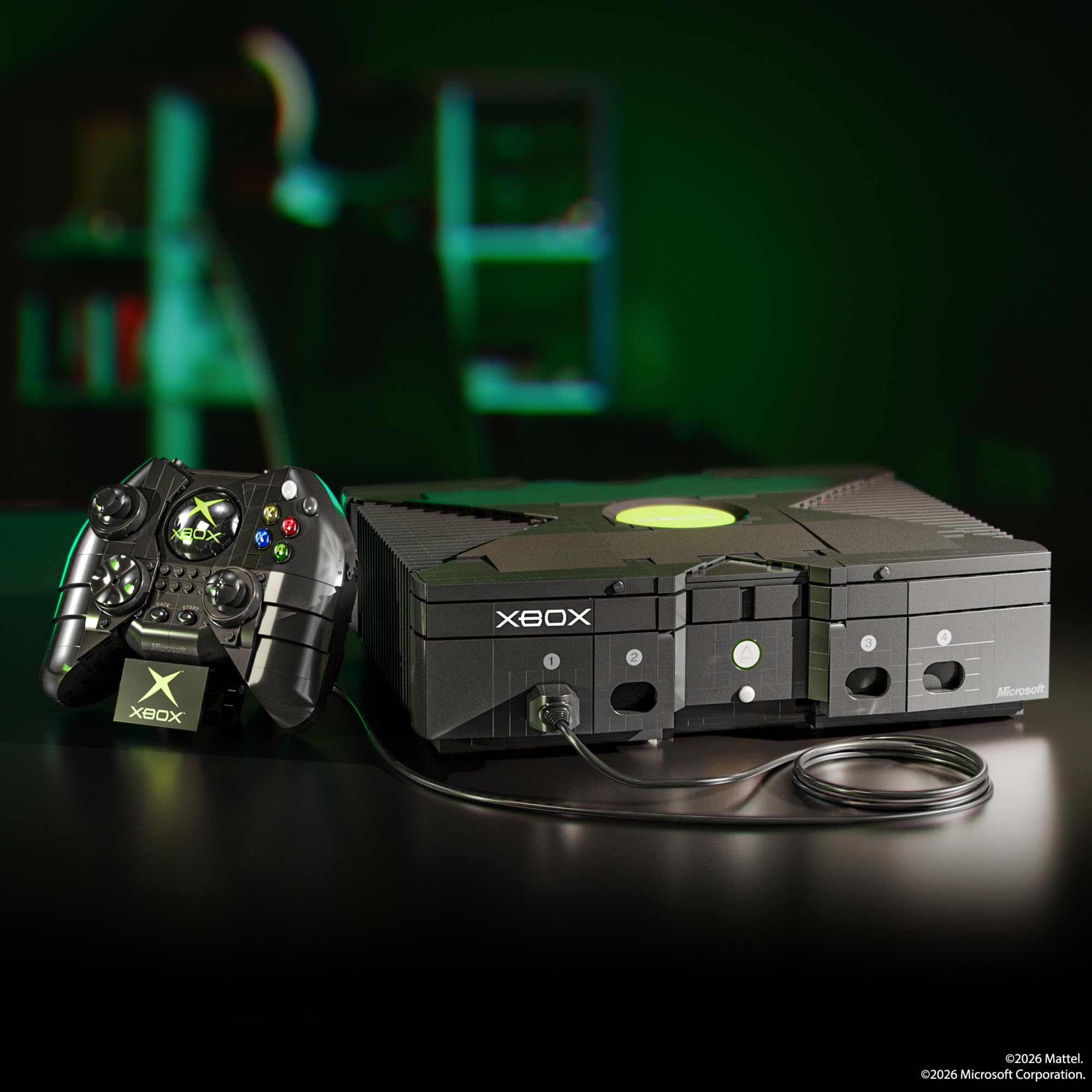 Mattel Brick Shop Microsoft Xbox Coffret Jouet de Construction Collector