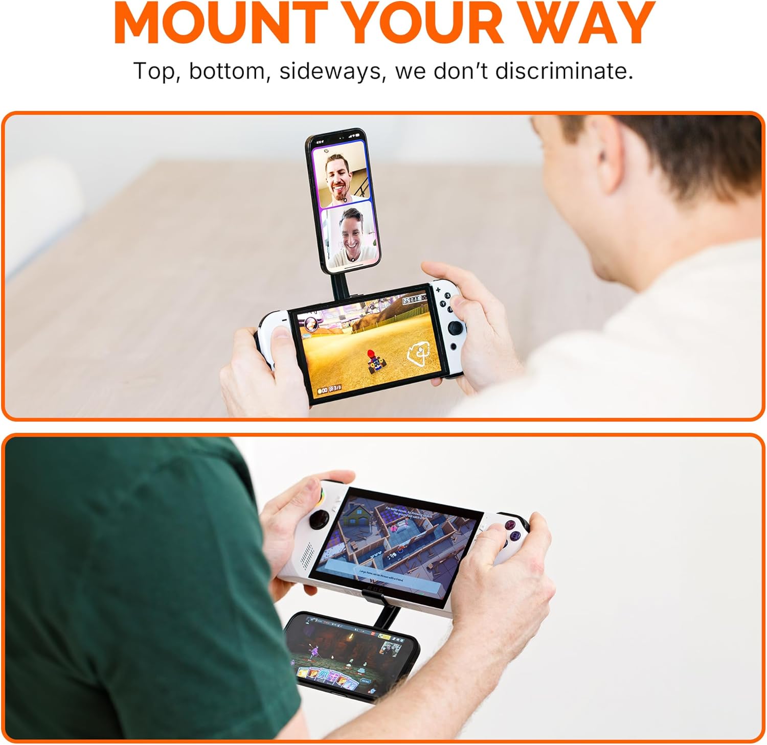 Mechanism Phone Mount Console Bundle for ROG Ally X | Easily Connect Any iPhone or Android Device Using Our Ultra Secure Phone Mount