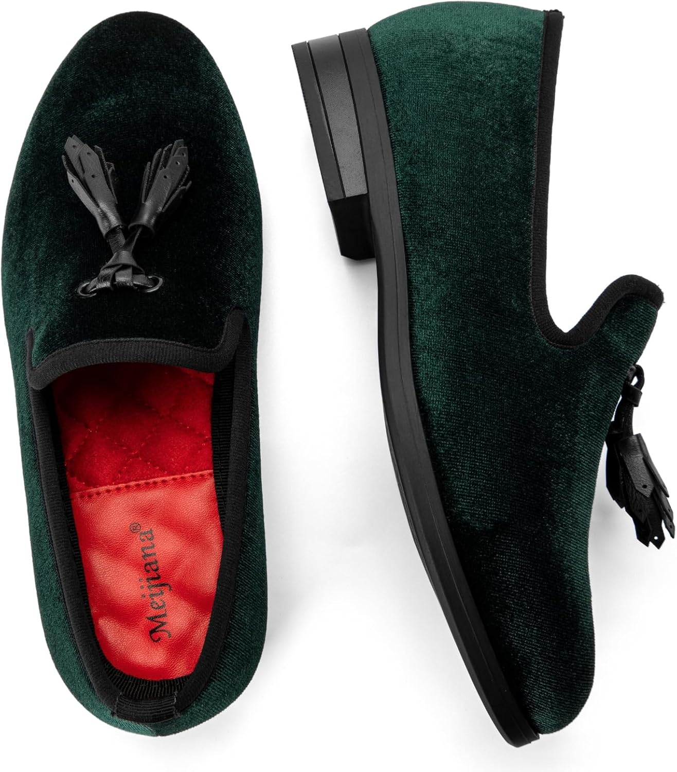 Meijiana Boys' Formal Dress Slip-On Loafers - Tuxedo Shoe for Baby Dress Shoes - Image 3