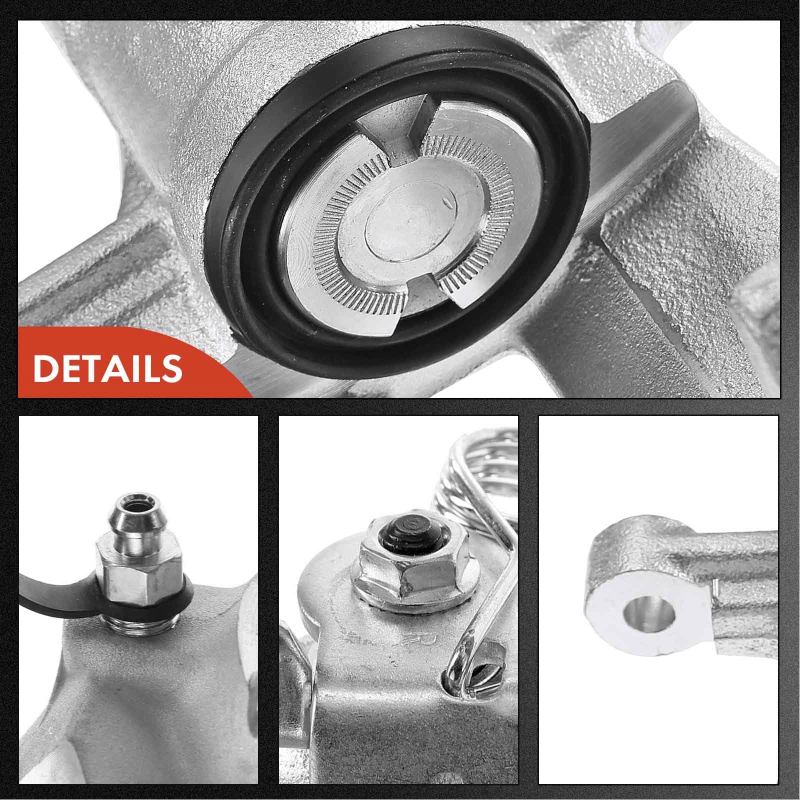 Frankberg Pinza de freno Trasera Izquierda Compatible con California T5 T6 CAmperioserioser M.u.l.t.i.v.a.n V VI Transporter V VI Furgoneta/Bus Replace# 7H0615423