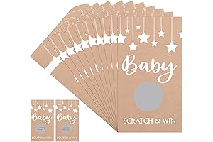 Adorable Baby Shower Scratch-Off Tickets for Unforgettable Celebrations