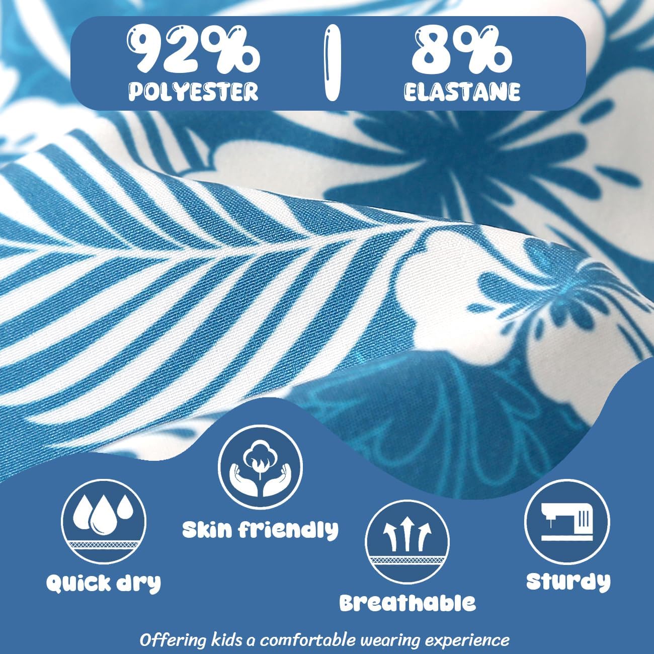 APTRO Boy's Hawaiian Shirt Tropical Beach Casual Summer Shirt with Pocket Short Sleeve 4-15 Years - Image 6