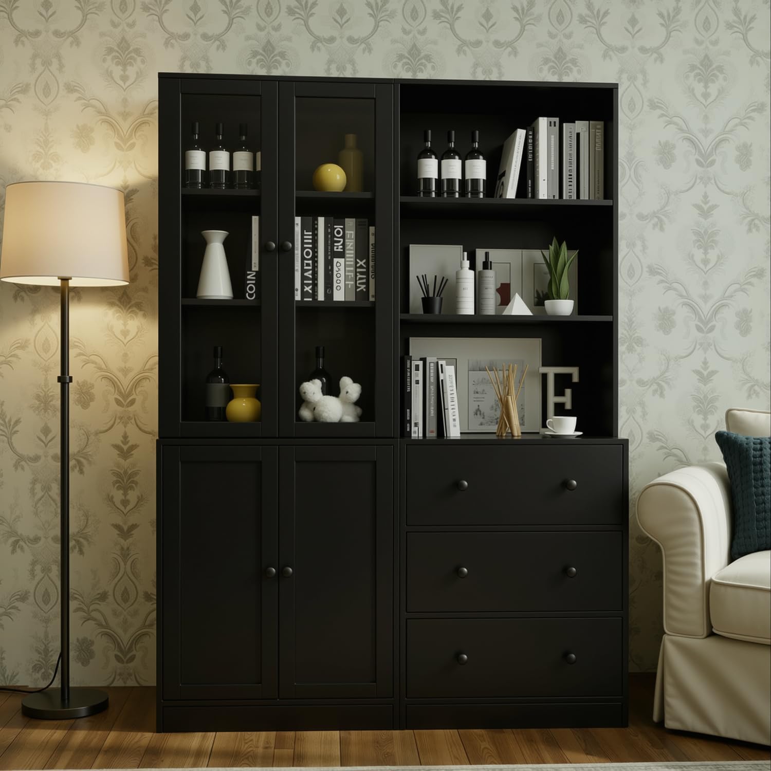 ABBA72 Modular Drawer Cabinet with Adjustable Shelving