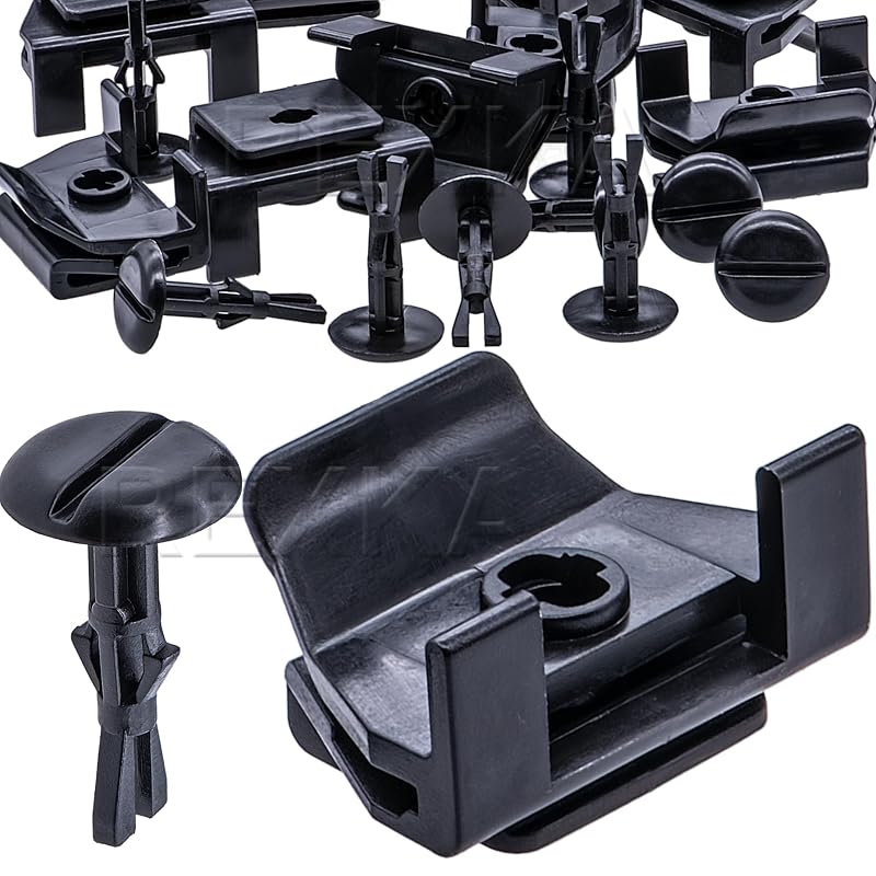 Kit de presilhas e pinos do para-lama dianteiro e capa do para-choque Rexka para Toyota e Lexus – 10 conjuntos