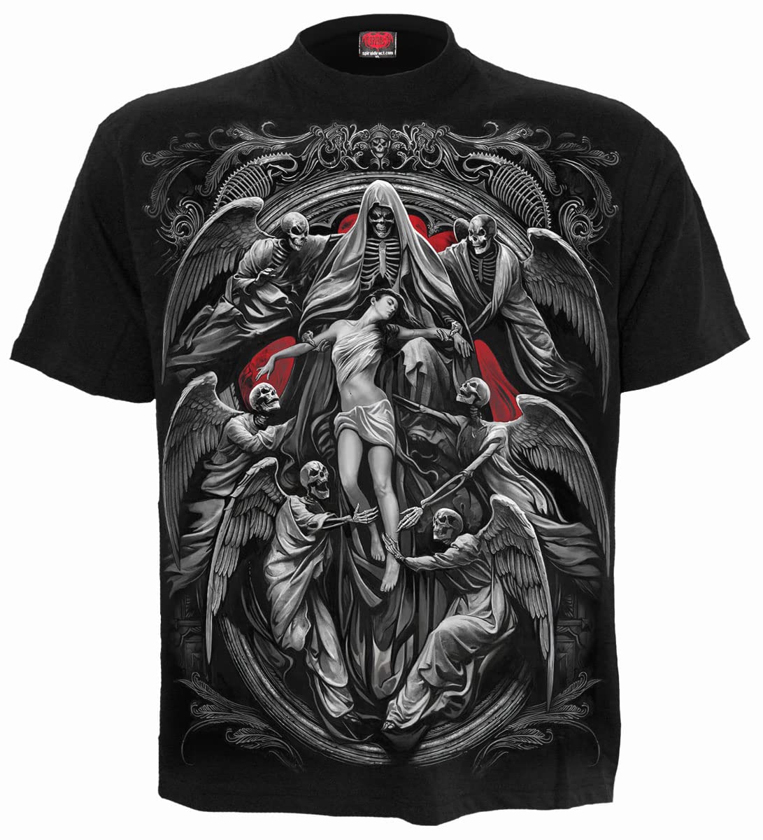 Spiral Men's Black M101 T-Shirts, S Uk