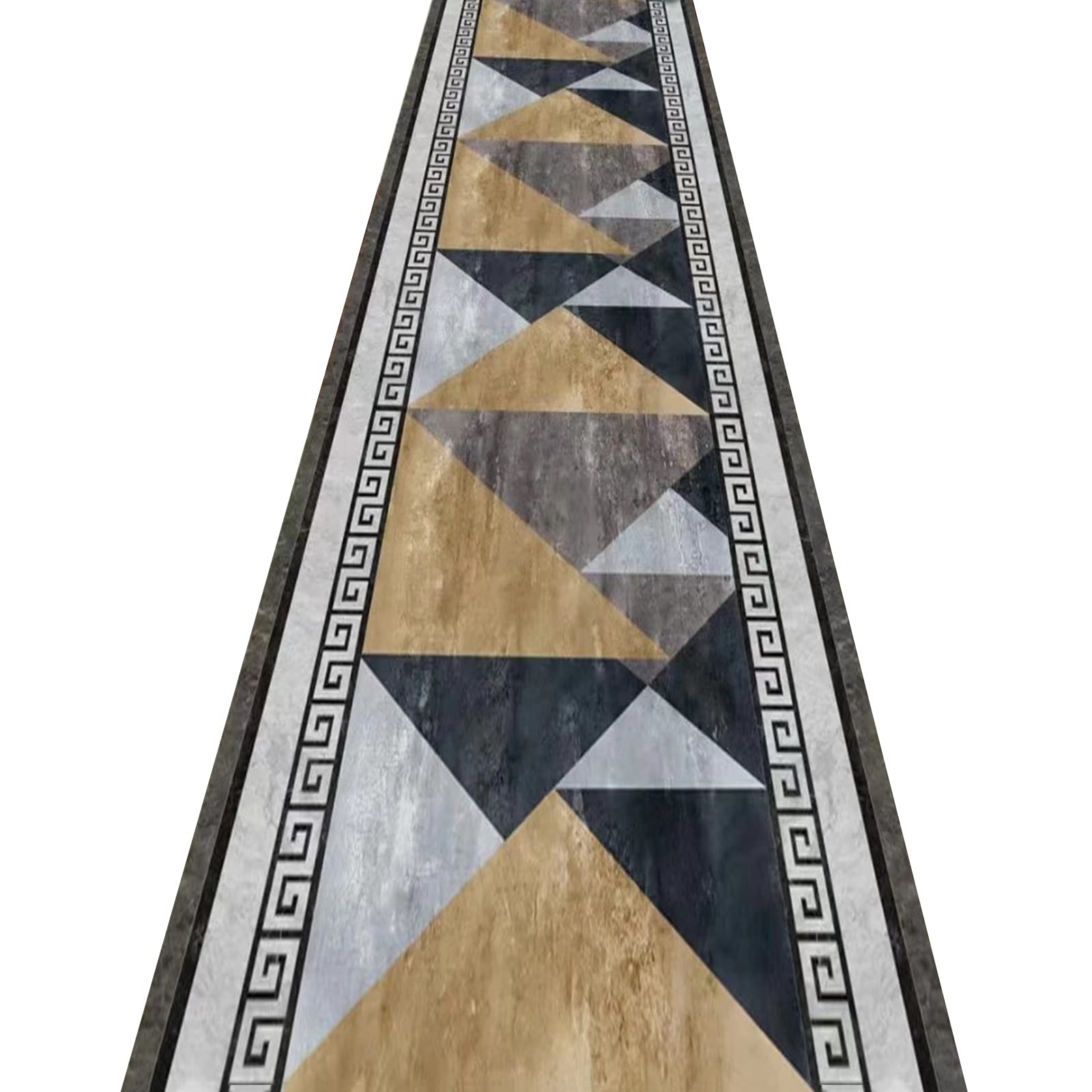 Tapis de passage moderne polyester haut de gamme pour intérieur chic