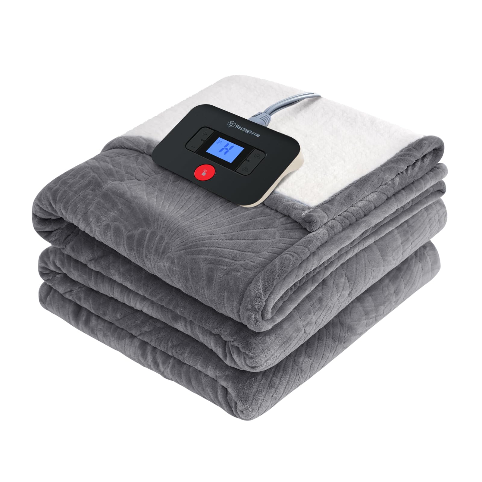 Westinghouse Flower Jacquard Electric Blanket