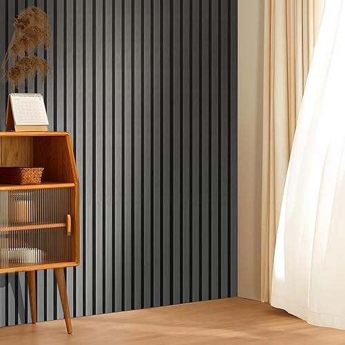 Miniatura 3 de QUARPAL Paneles de pared de madera 3D, paneles acústicos para decoración de pared interior en tablero trasero de fieltro, paneles decorativos para