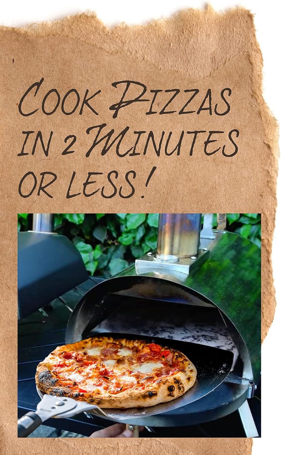 Pellethead PoBoy Outdoor Wood Pellet Pizza Oven Kit – 900°F Heating, Stainless Steel, Peel, Starter, Blower, Adjustable Chimney, Temp Gun, 13" Stone & Tote