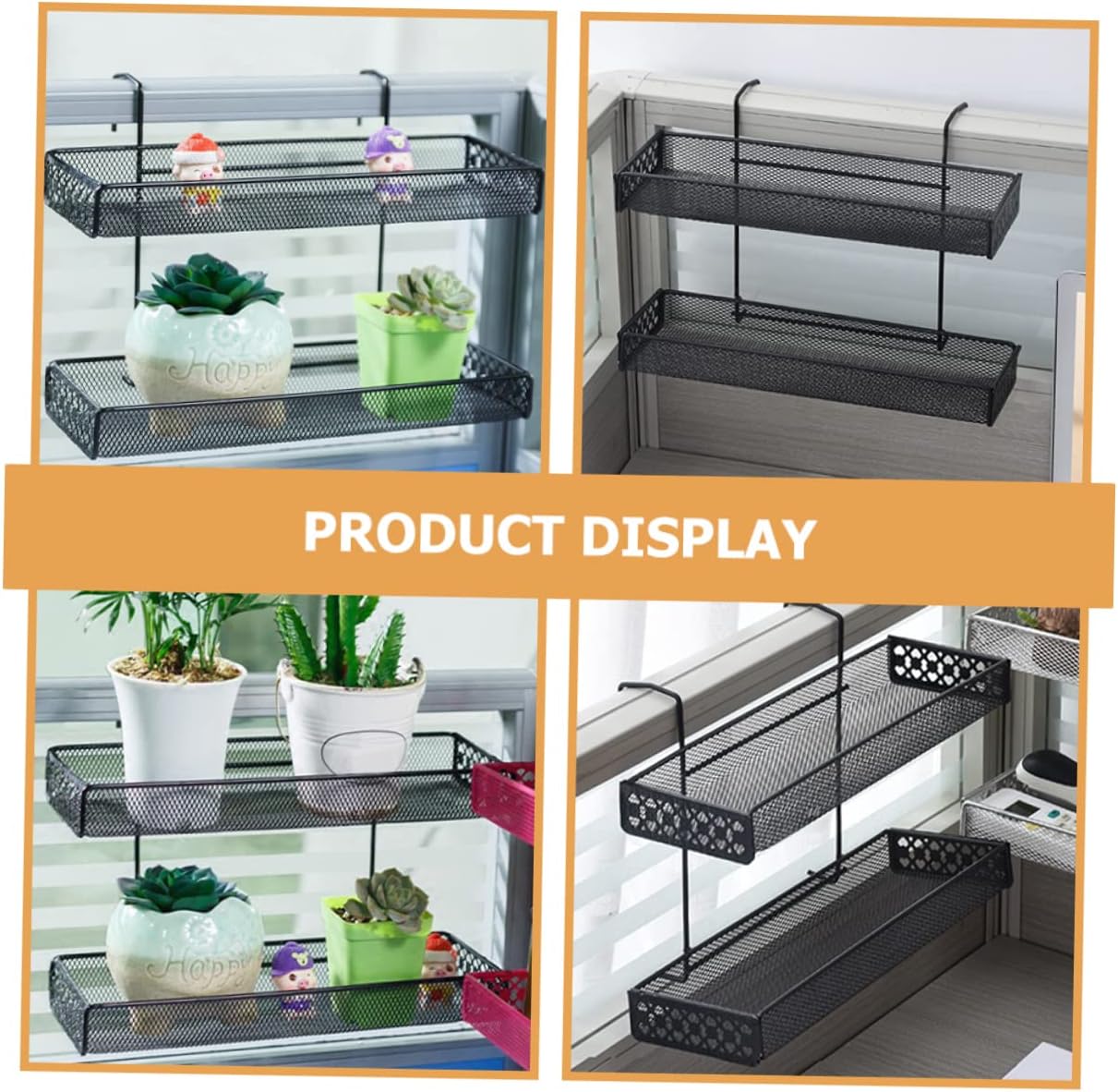 Balcony Flower Pot Rack Plant Holder for Outdoor Use Sturdy Hanging Planter Stand for Windowsills and Balconies and Storage for Potted