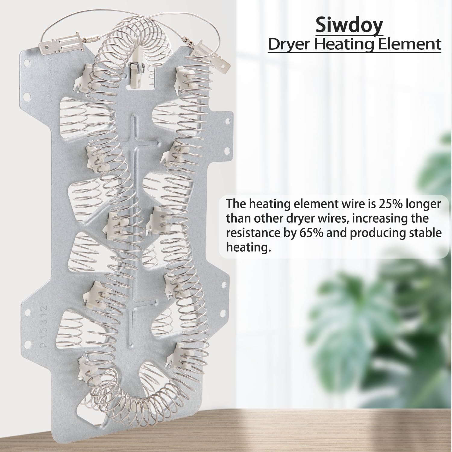 Dryer Heating Element Kit Compatible With Samsung DV218AEB/XAA DV218AEW/XAA DV209AEW/XAA DV210AEW/XAA DV219AEW/XAA DV220AEW/XAA DV231AEW/XAA DV328AER/XAA DV328AEW/XAA DV330AEB/XAA