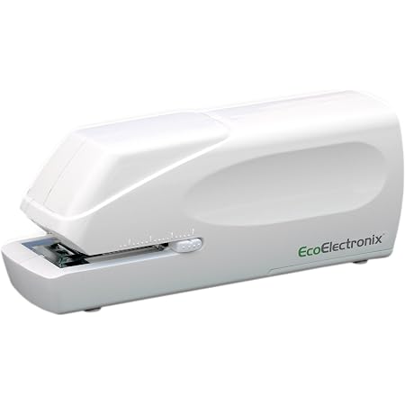 Amazon.com: EX-25 - Grapadora eléctrica automática de alta resistencia,  cobertura de por vida por EcoElectronix, para uso diario profesional,  grapas y cable de alimentación incluidos, funcionamiento sin atascos, 25-30  hojas máximas :