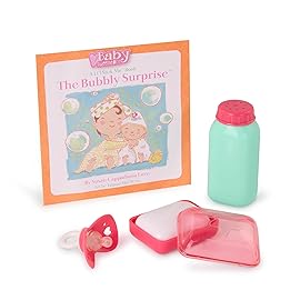 Baby Sweetheart by Battat - Bath Time 12-inch Soft-Body Newborn Baby Doll with Easy-to-Read Story Book and Baby Doll Accessories