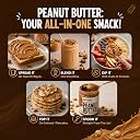 SAVORY Sugar Free Chocolate Creamy Peanut Butter (900g) | Added Whey Protein | 270g Protein Per Pack | Tasty & Creamy Texture | Perfect for Pre/Post Workout | Zero-Sugar | Healthy Chocolate Spread gallery image