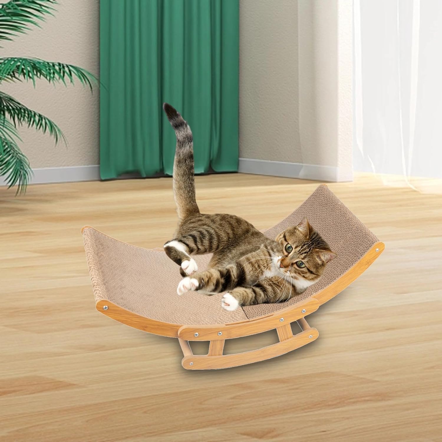 Tiragraffi, Tiragraffi for conigli, Sedia a dondolo for gatti, Letto amaca a dondolo for gatti, Letto for dormire for gatti, Lettino for animali domestici Tiragraffi for gatti Sedia a dondolo Sedia a