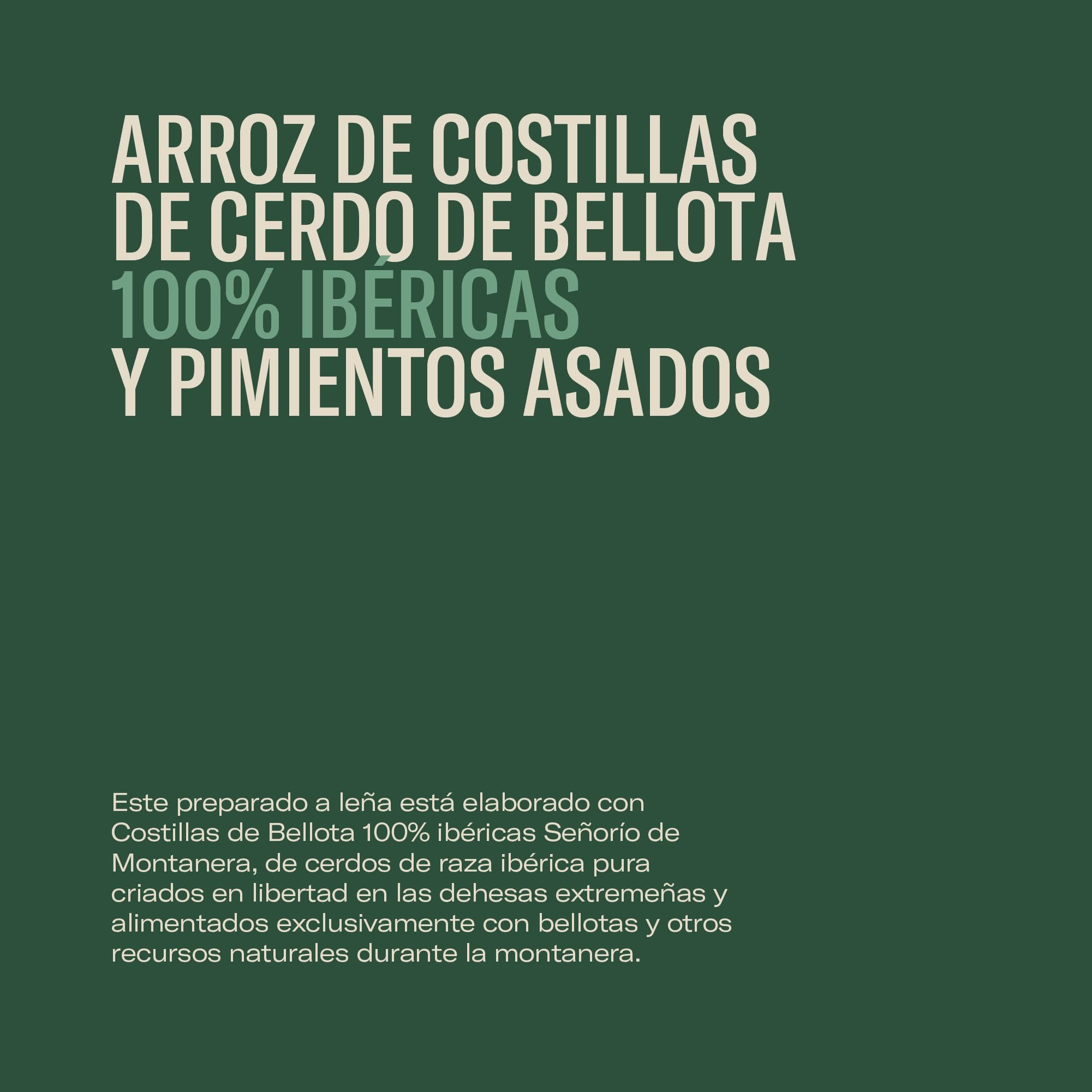 EL PAELLER - Preparado Arroz de Costillas Ibericas y Pimientos Asados - Cocinado Artesanalmente a Leña - Ingredientes 100% Naturales - Para 2/3 Personas - Fácil de Preparar en Tan Solo 18 Minutos