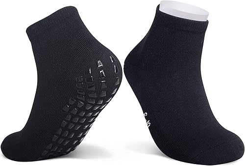 Miniatura 4 de Calcetines antideslizantes de agarre para niños (4 a 16 años), calcetines deportivos acolchados para hospital para niños y niñas