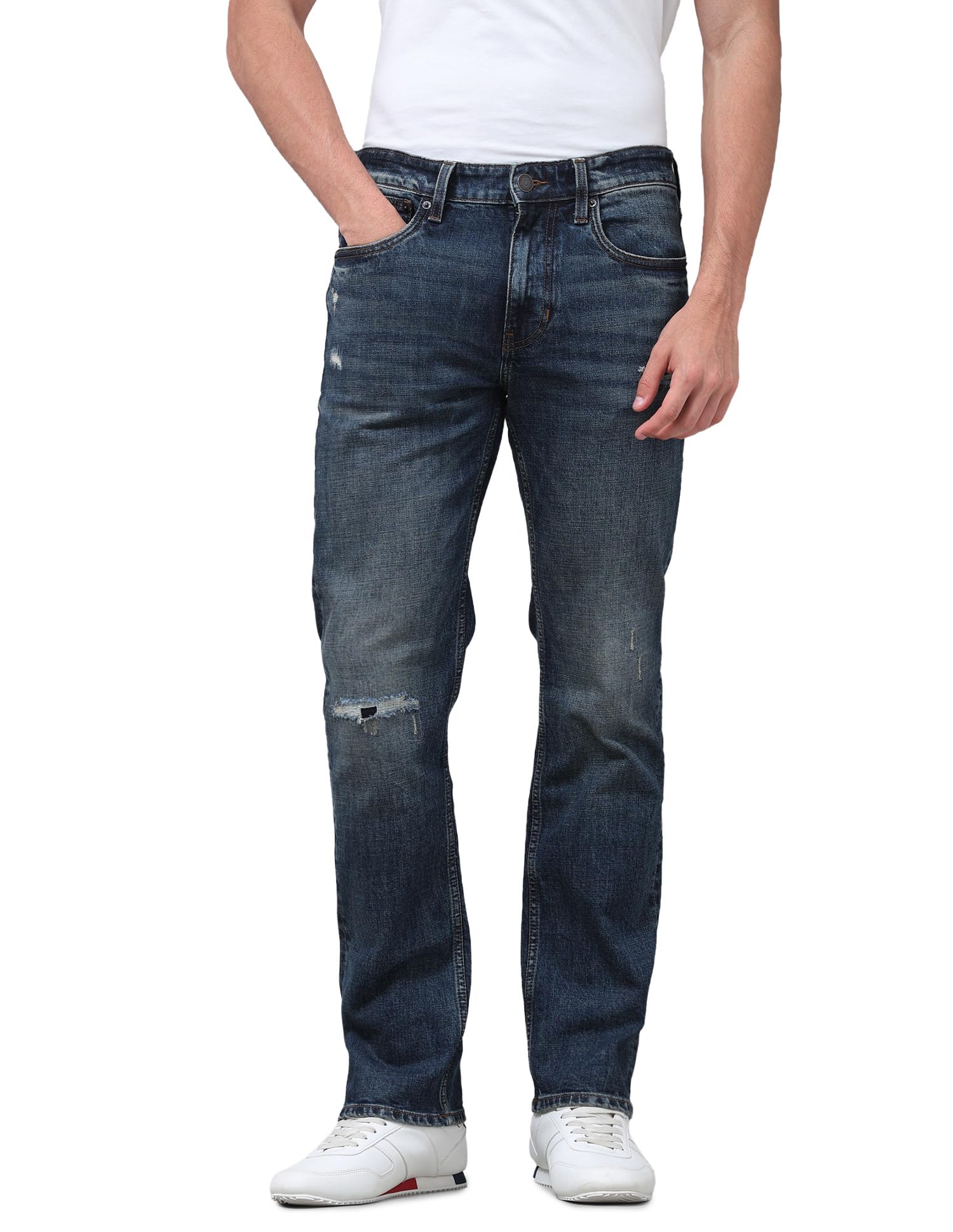 u.s. polo assn. denim co. Mens Harold Slim Straight Fit Blue Jeans-picture-47
