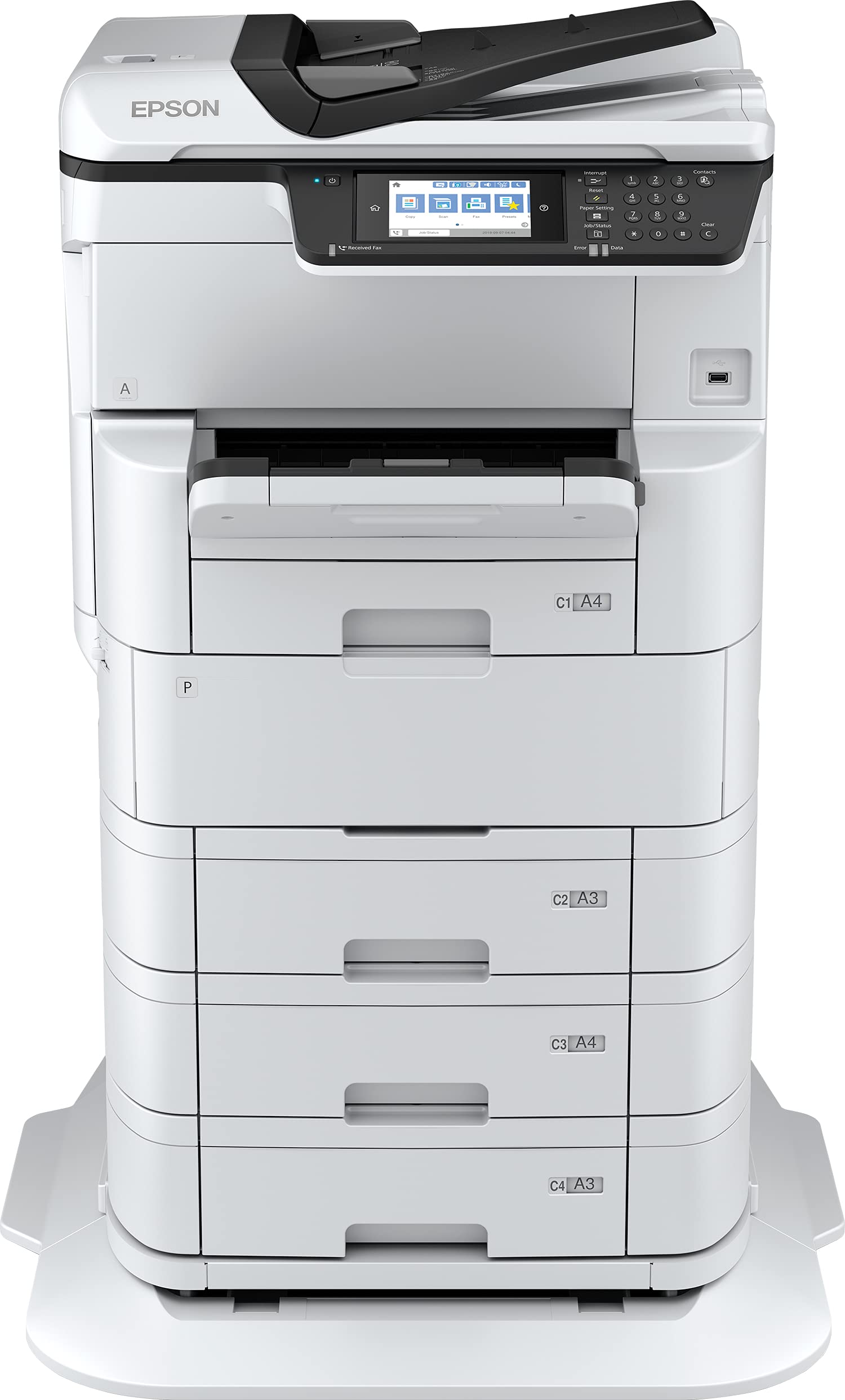 Epson IMPRESORA Workforce PRO WF-C878RD3TWFC, INYECCIÃ“N DE Tinta, IMPRESIÃ“N A Color, 4800 X 1200 DPI, A3, IMPRESIÃ“N DIRECTA, Gri