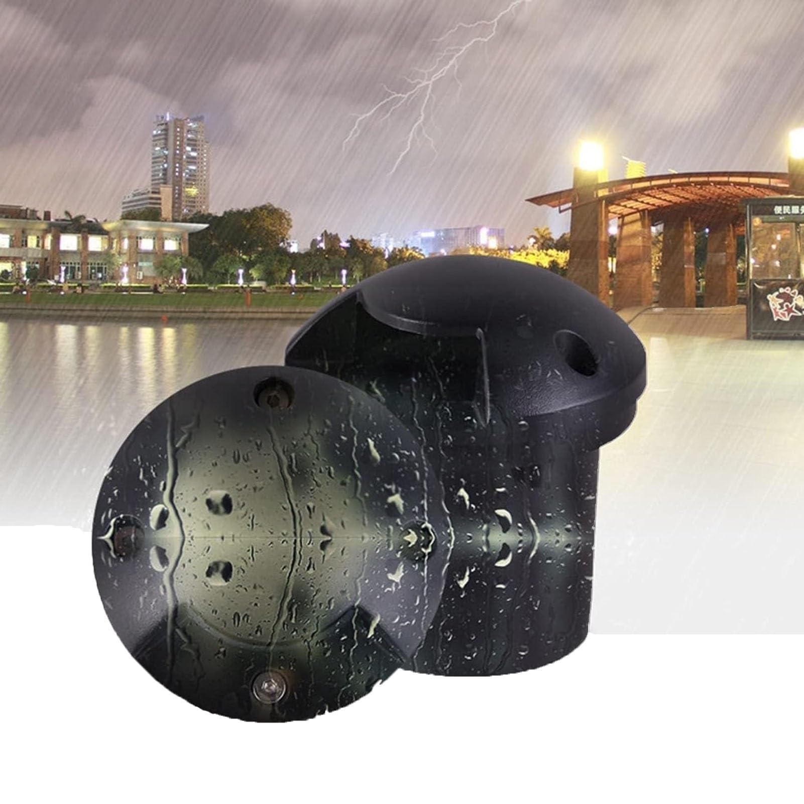 Foco empotrable exterior THEGA para iluminar caminos de jardín y patio