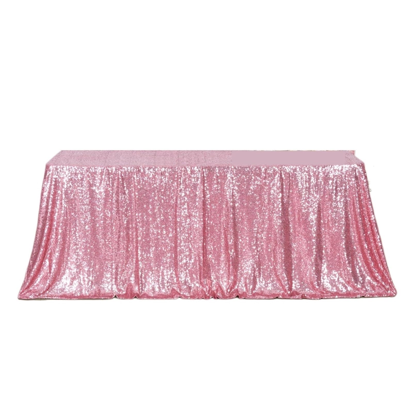 L6NqIAG Sequin Tablecloth Sequin Tablecloth Rectangle Sparkly Fabric Table Cloth for Wedding Party Decoration(Pink,100x130cm)
