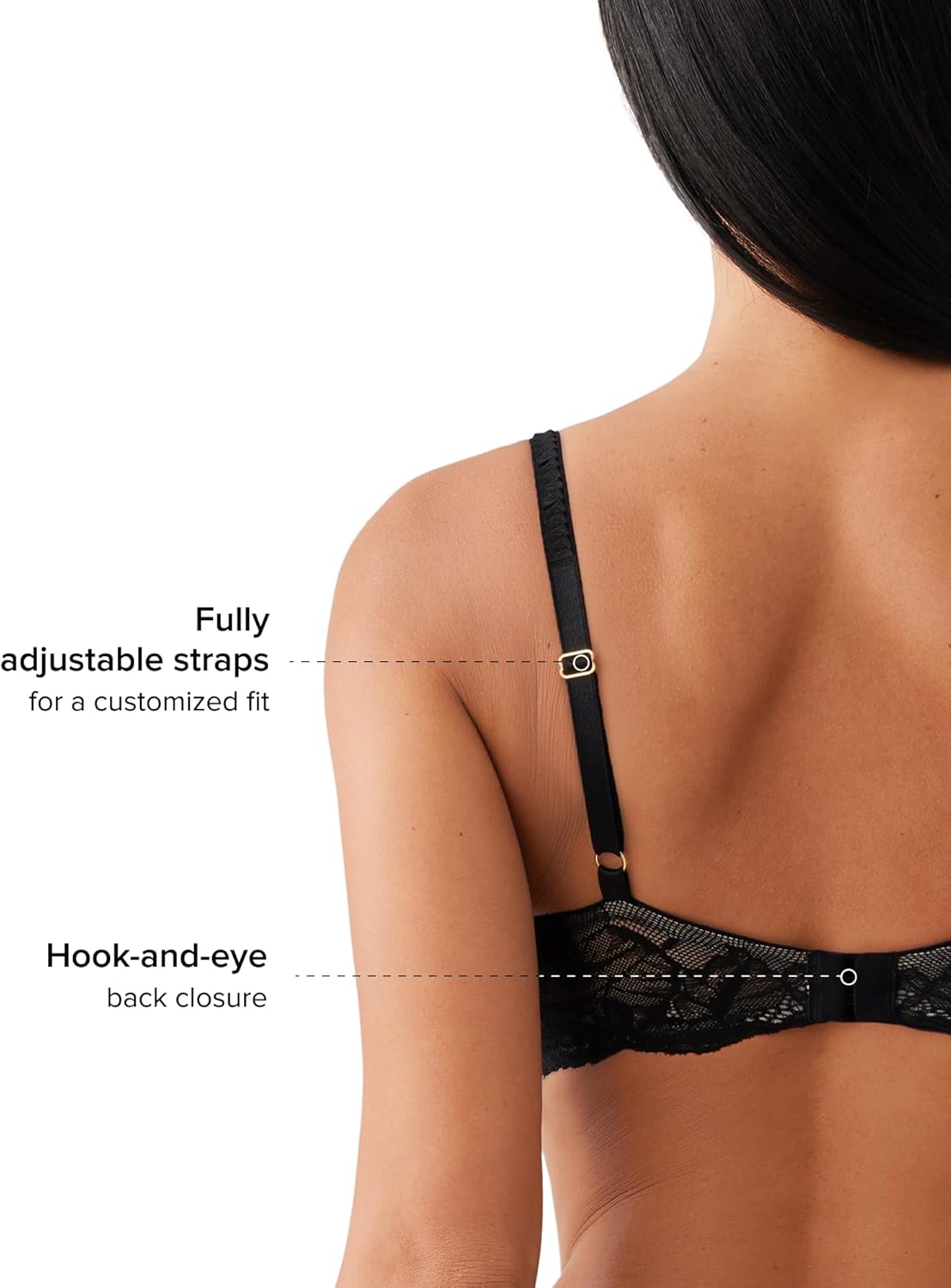 Wacoal Womens Vivid Attraction Unlined Mid Coverage Underwire Bra, 851384 - Image 4