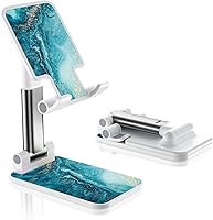 Vista 19 de Soporte de teléfono plegable para escritorio - Soporte de teléfono celular de ángulo ajustable para iPhone, Samsung y otros teléfonos inteligentes