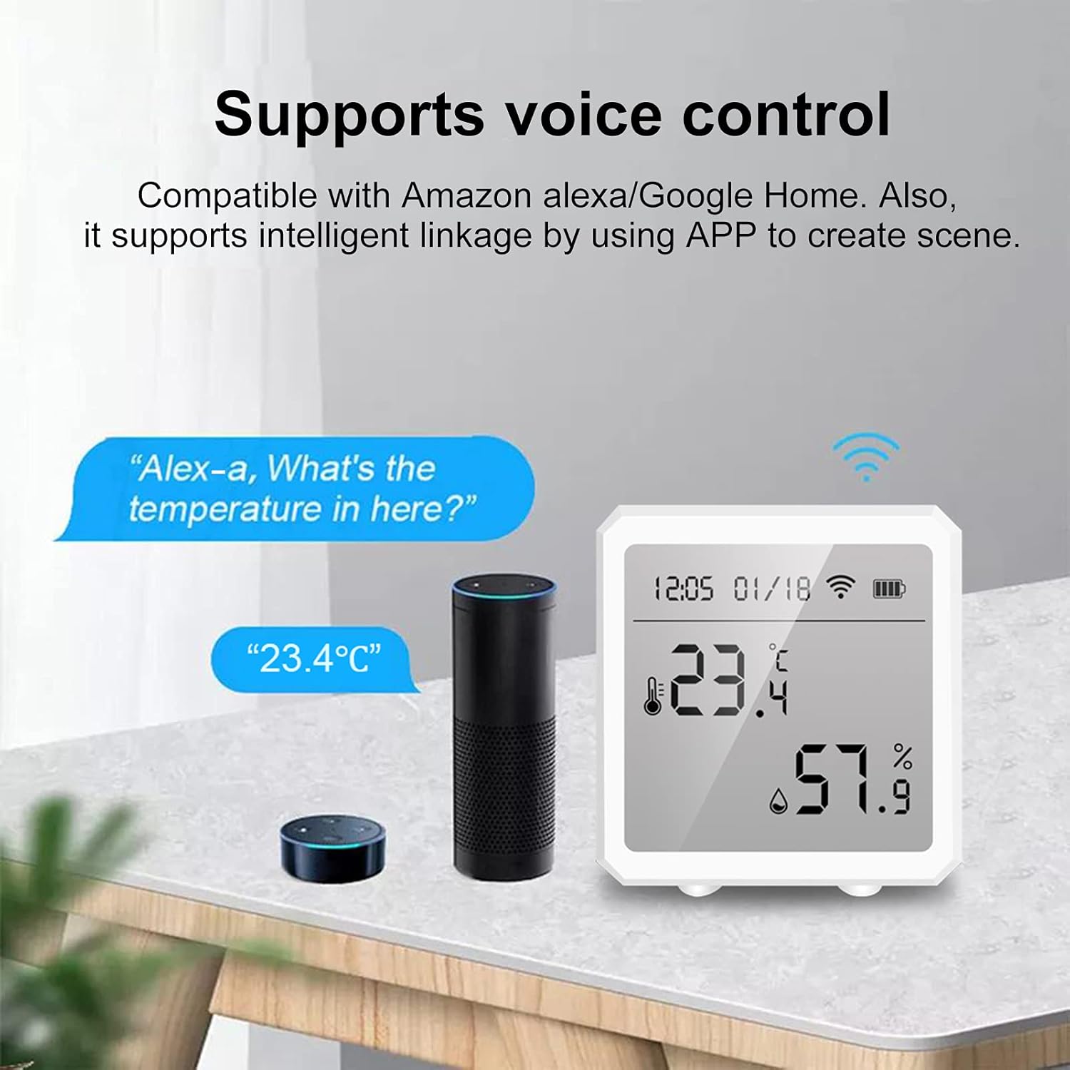 Voice control feature with smart speakers