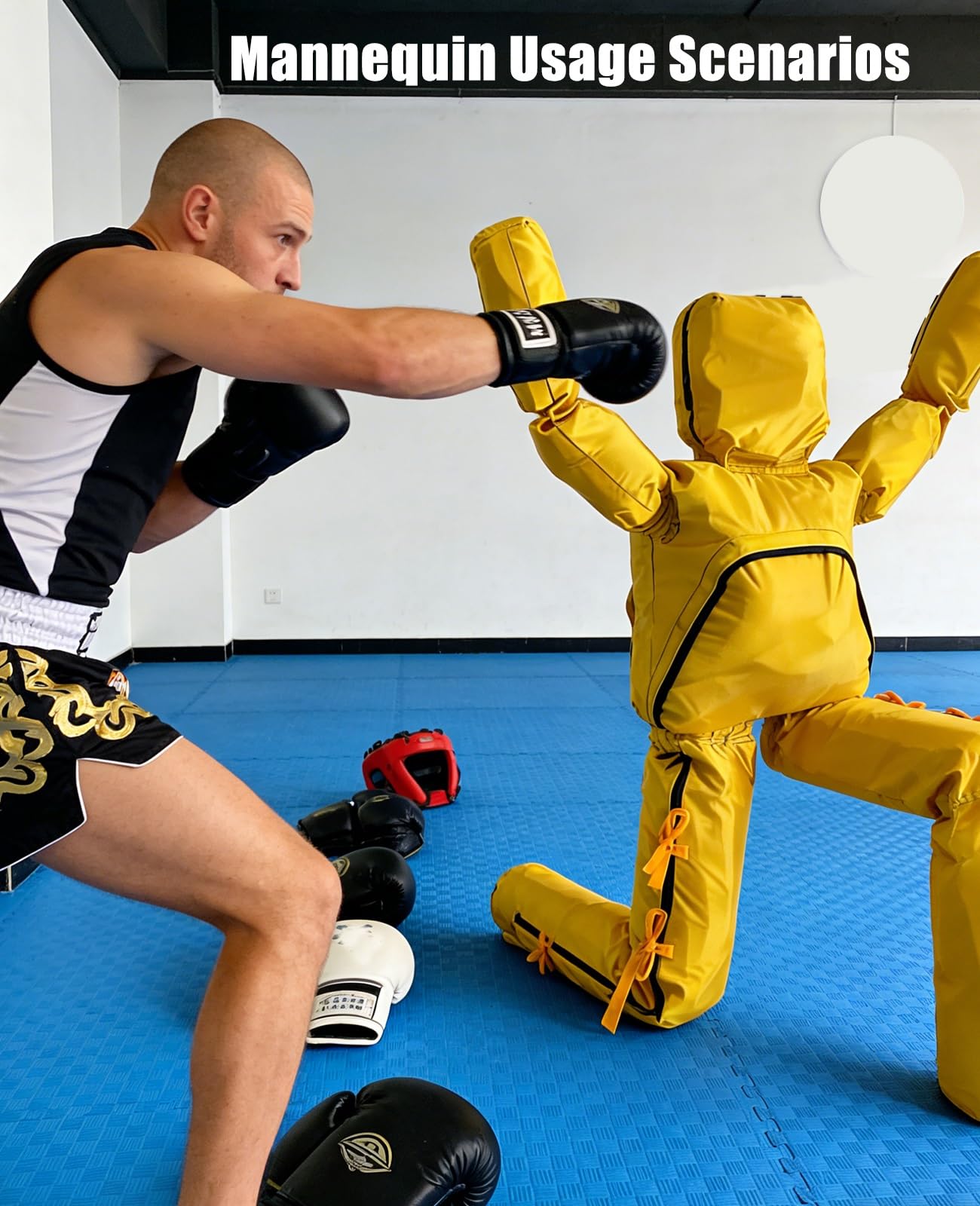 Judo Grappling Dummy, MMA manichino da lotta, Karate Training Dummies, per Posizione in piedi Manichino Wrestling Arti Marziali Boxe, Tessuto Oxford, NON Riempito