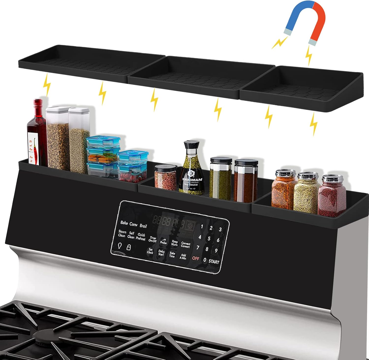 TukSok Silicone Shelf for Stove, 30" Stove Top