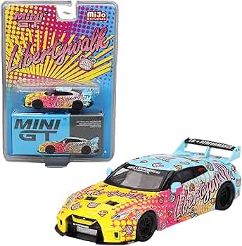 MiNiGT Nissan 35GT-RR LBWK Kuma 4台セット 712F9MTh9tL._AC_UF350,